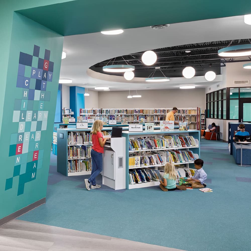Civic + Cultural Sector Photo - library interior